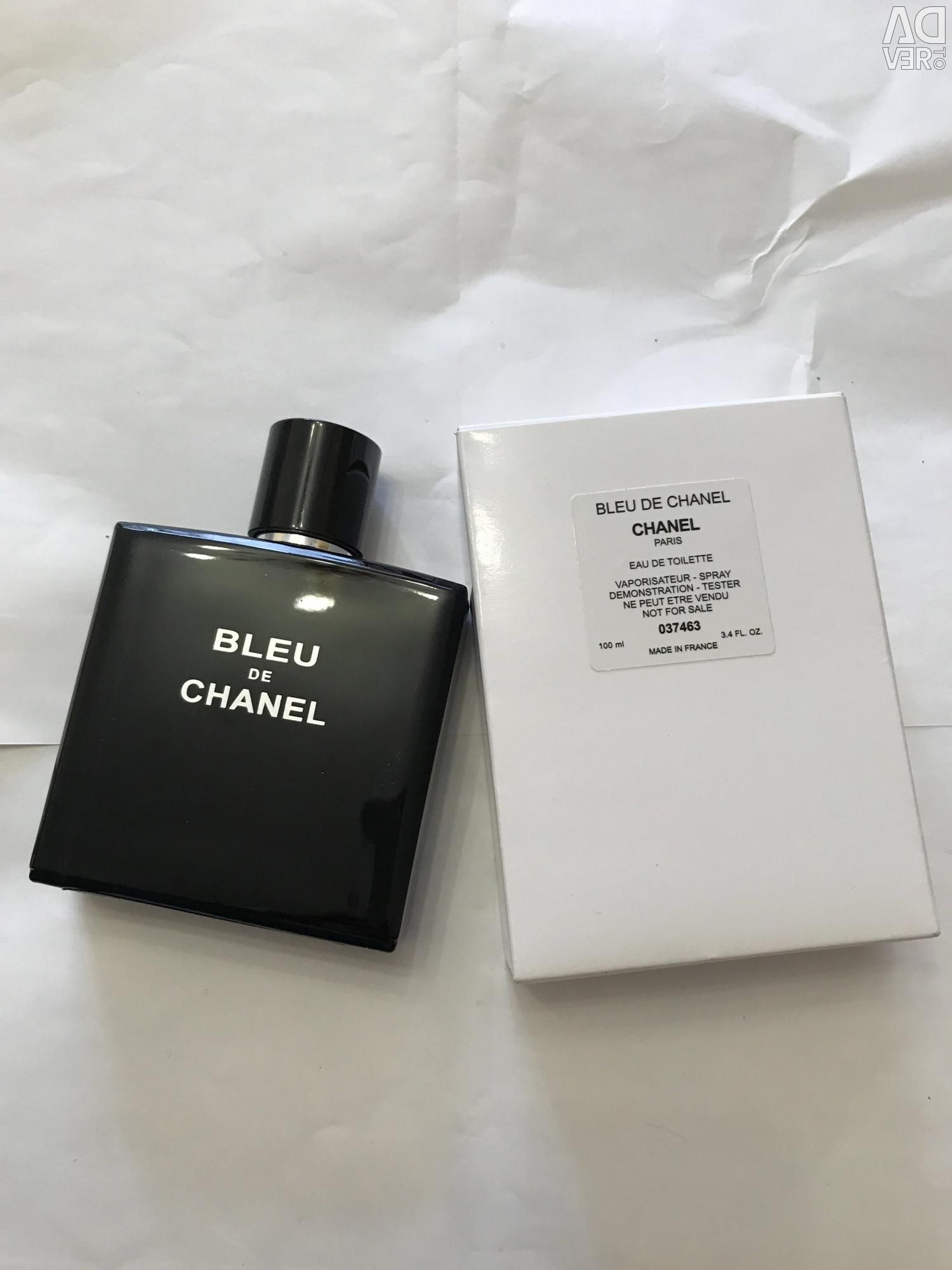 Tester туалетная вода. Chanel Blue de Chanel 100ml. Chanel bleu de Chanel 100 ml. Туалетная вода Chanel Blue de Шанель Блю 100 ml. Тестер Блю де Шанель духи.