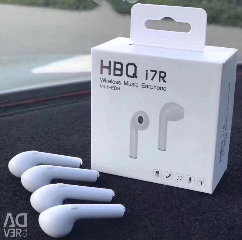 been bericht gloeilamp HBQ i7 AirPod Wireless Bluetooth Headphones, Moscow - Sale advertisements,  Price 370 ₽, Published: 03.04.2020